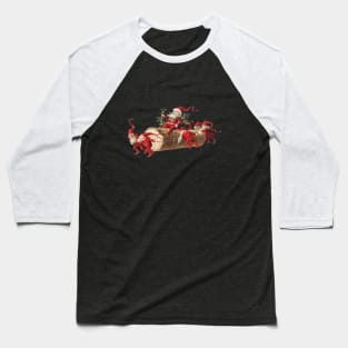 Vintage Christmas Elves Baseball T-Shirt